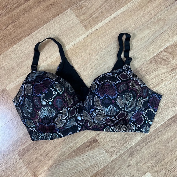 Torrid Curve Snakeskin Padded Bra Women Size 42DD